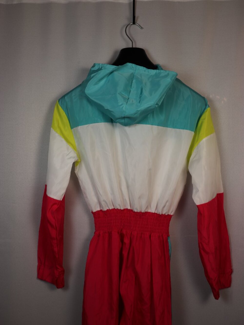 Vintage 80s 90s Color Block Jumpsuit – Women’s Medium – Jazzercise Workout - Picture 3 of 4